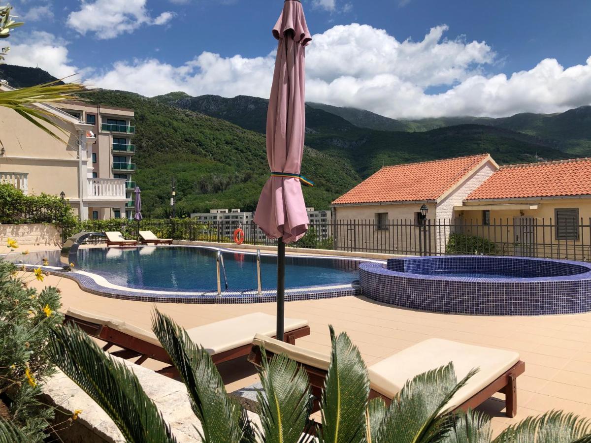 Sea View Two Bedroom Family Apartment With Pool - Sunset Ivanovici Becici  Exterior photo